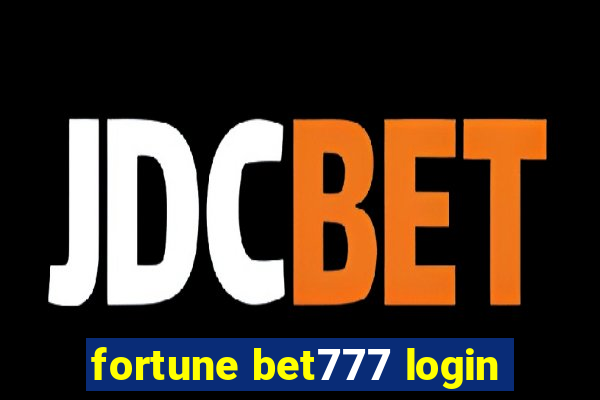 fortune bet777 login
