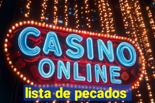 lista de pecados