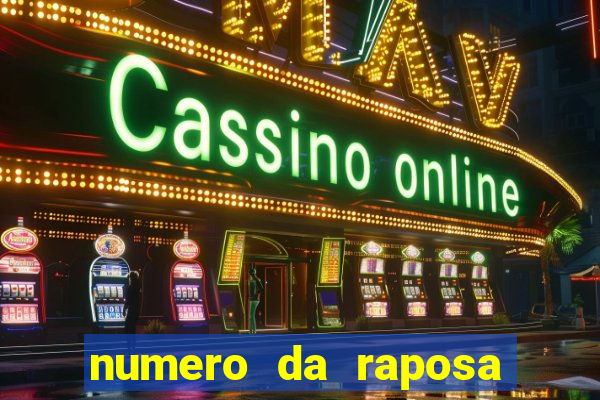 numero da raposa jogo do bicho