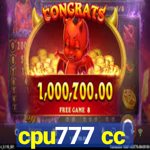 cpu777 cc