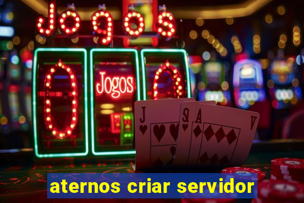 aternos criar servidor
