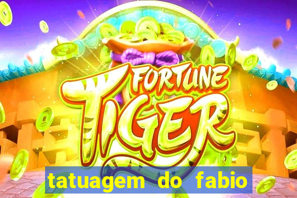 tatuagem do fabio goleiro do cruzeiro