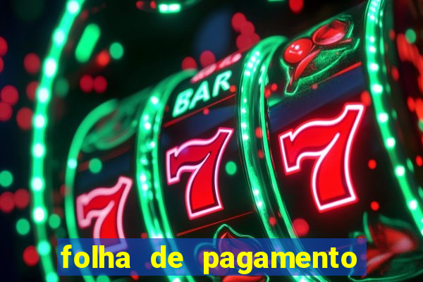 folha de pagamento para preencher word
