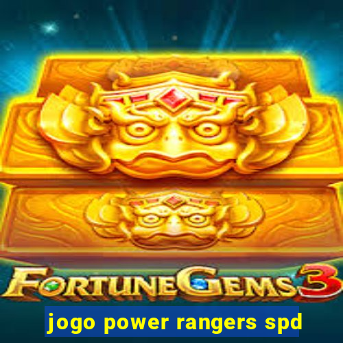 jogo power rangers spd