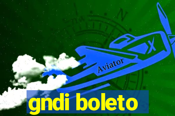 gndi boleto