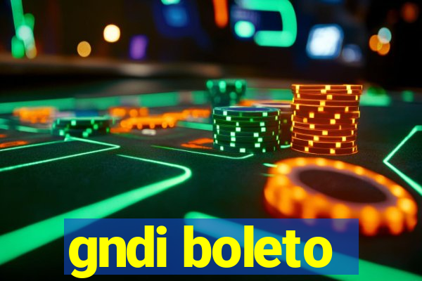 gndi boleto