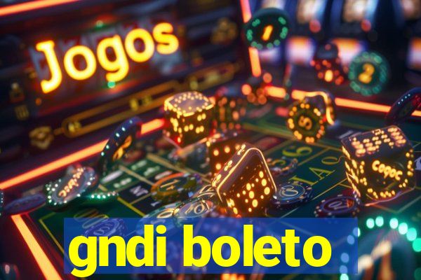 gndi boleto