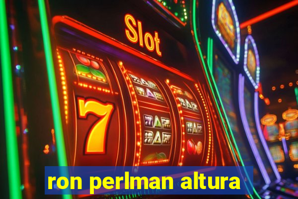 ron perlman altura