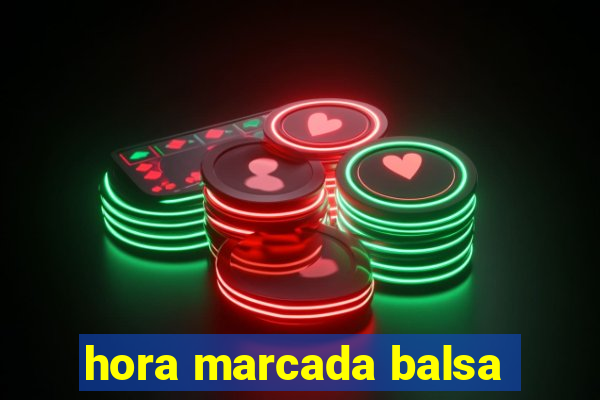 hora marcada balsa