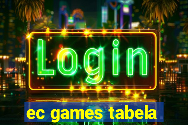 ec games tabela