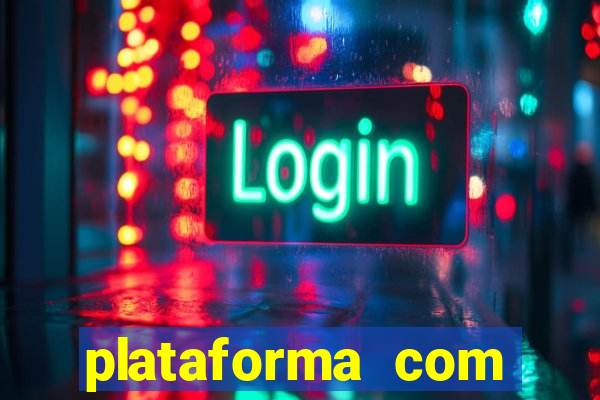 plataforma com chuva de dinheiro