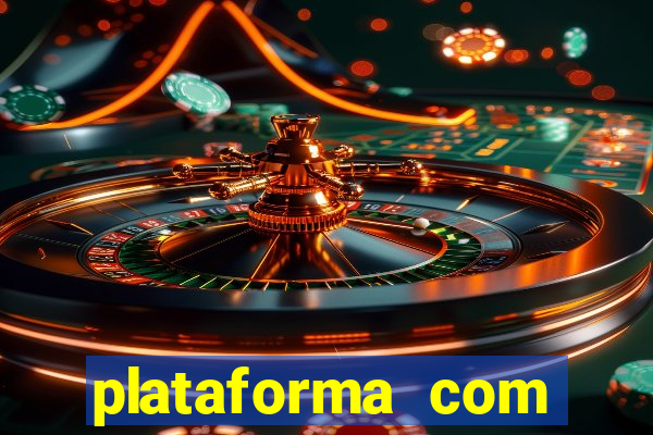 plataforma com chuva de dinheiro