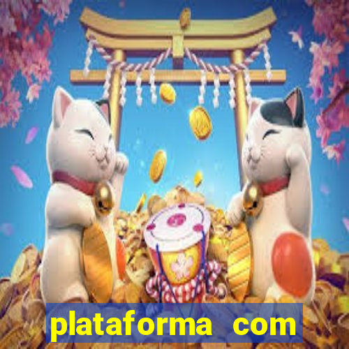 plataforma com chuva de dinheiro