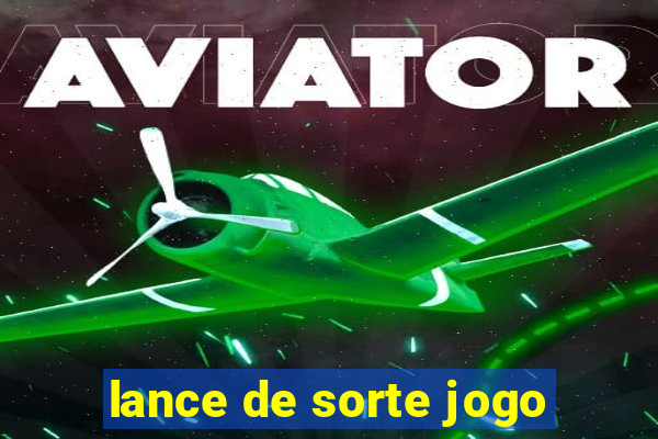 lance de sorte jogo