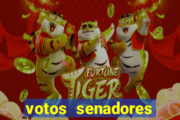 votos senadores impeachment moraes