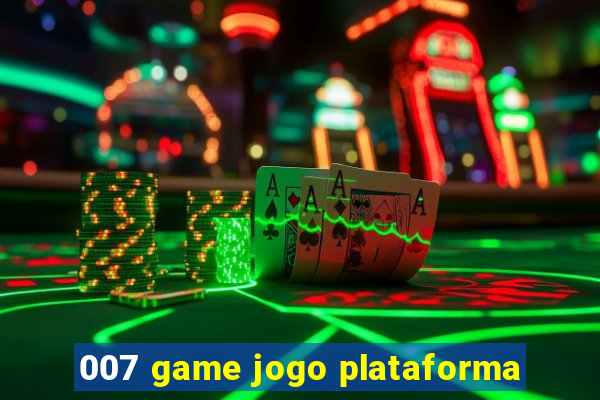 007 game jogo plataforma