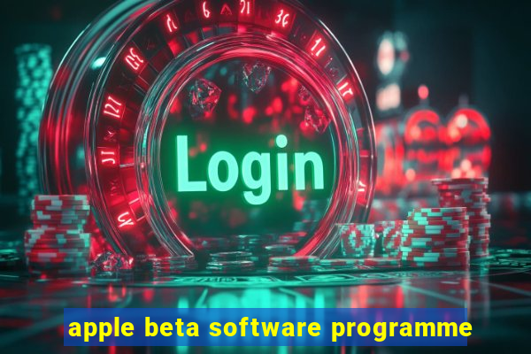 apple beta software programme