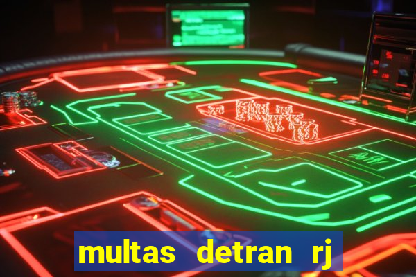 multas detran rj pelo cpf