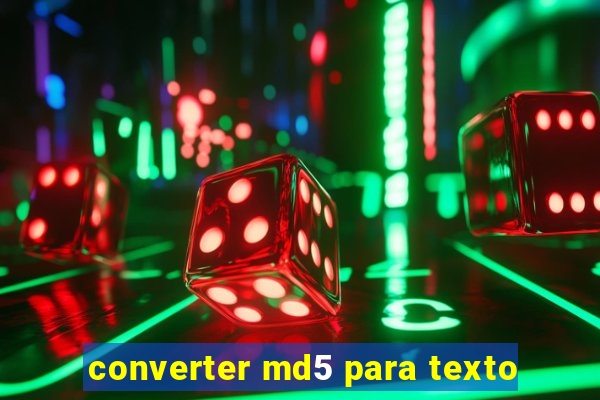 converter md5 para texto