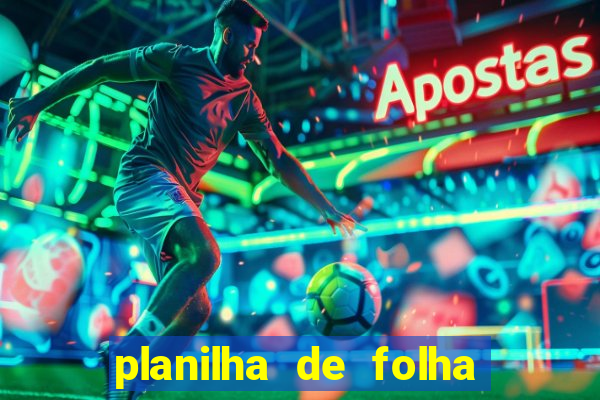 planilha de folha de pagamento