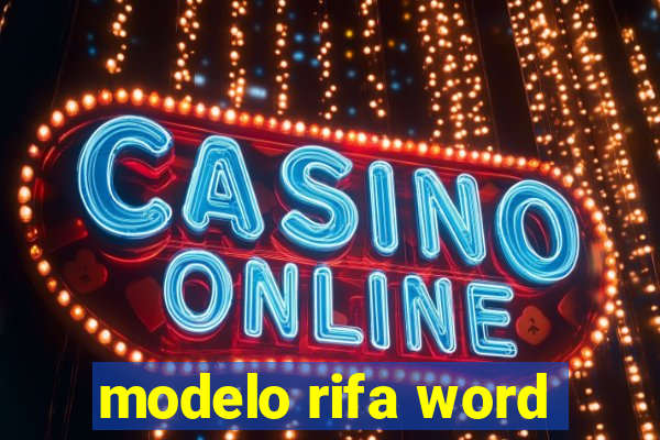 modelo rifa word