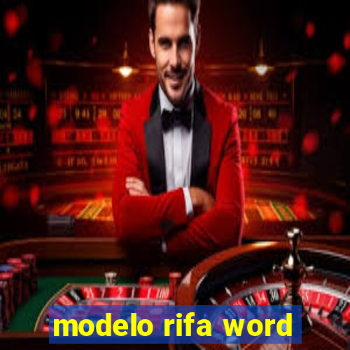 modelo rifa word