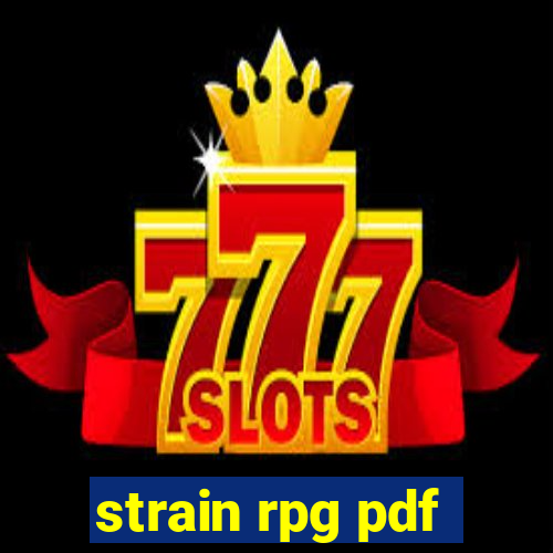 strain rpg pdf