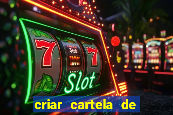 criar cartela de bingo no word