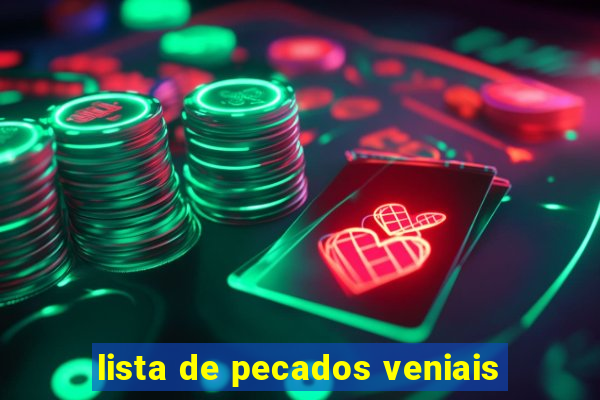 lista de pecados veniais