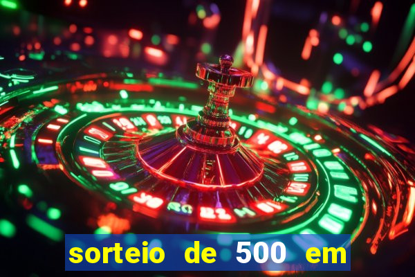 sorteio de 500 em cash toda segunda feira novibet