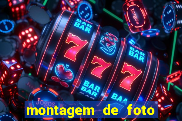 montagem de foto com simbolo do flamengo