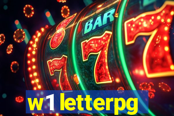 w1 letterpg