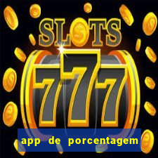 app de porcentagem de jogos slots