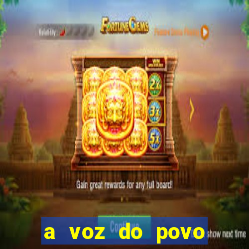a voz do povo santa luzia