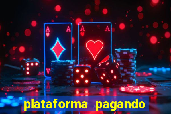 plataforma pagando no cadastro