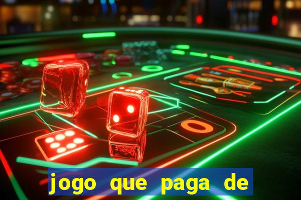 jogo que paga de verdade no pix