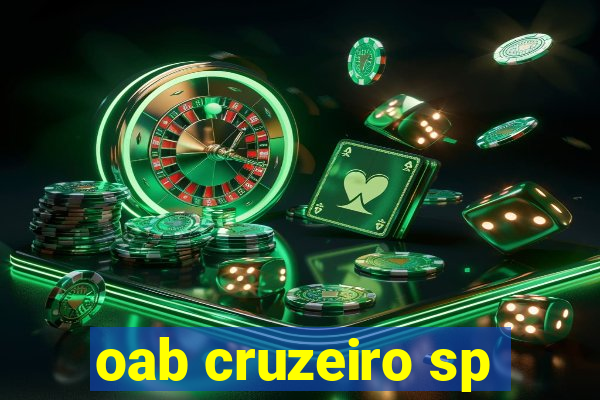 oab cruzeiro sp