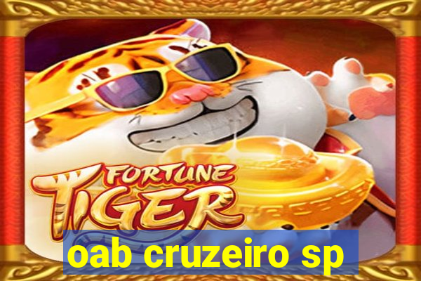 oab cruzeiro sp