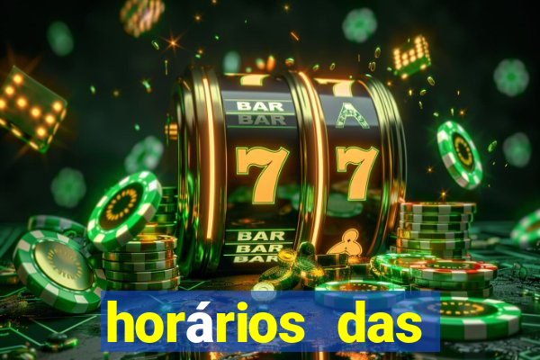 horários das plataformas de jogos