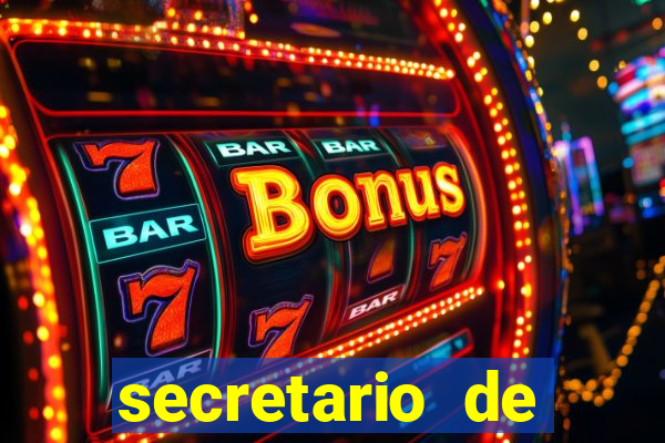 secretario de esporte salario