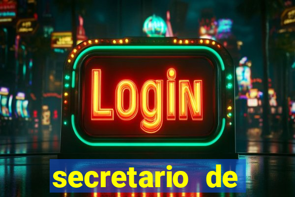 secretario de esporte salario