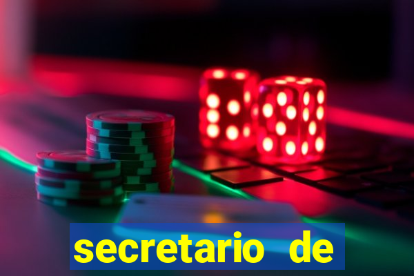 secretario de esporte salario
