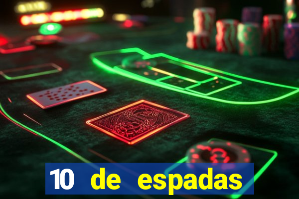 10 de espadas tarot amor