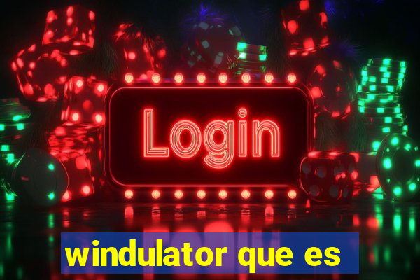 windulator que es