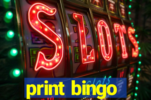 print bingo
