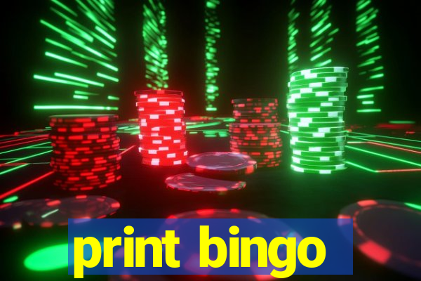 print bingo