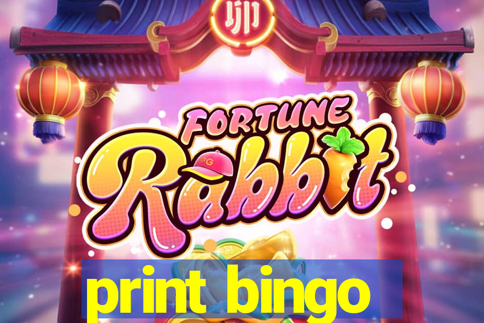 print bingo