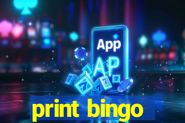 print bingo