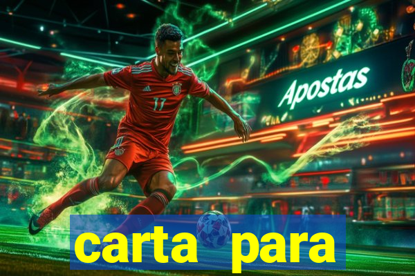 carta para encontrista homem