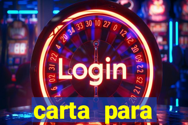carta para encontrista homem